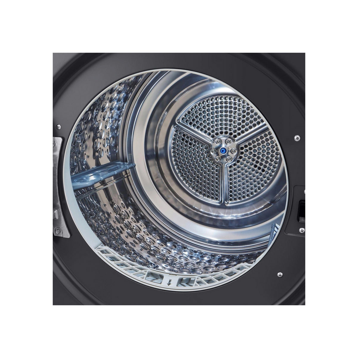 LG FDV709GN Series 4 ThinQ 9Kg Freestanding Heat Pump Tumble Dryer, Condenser Technology, 60cm Wide - Slate Grey