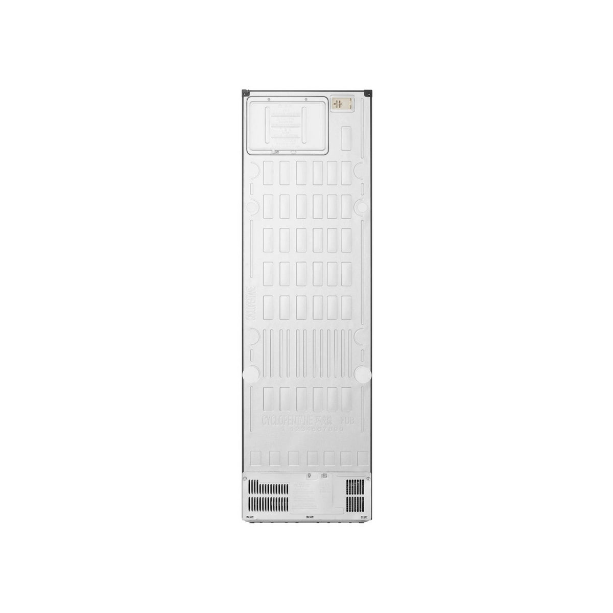 LG GBBS524CEV Freestanding Frost Free Fridge Freezer, 375 Litre, 59.7cm Wide - Essence Black Steel