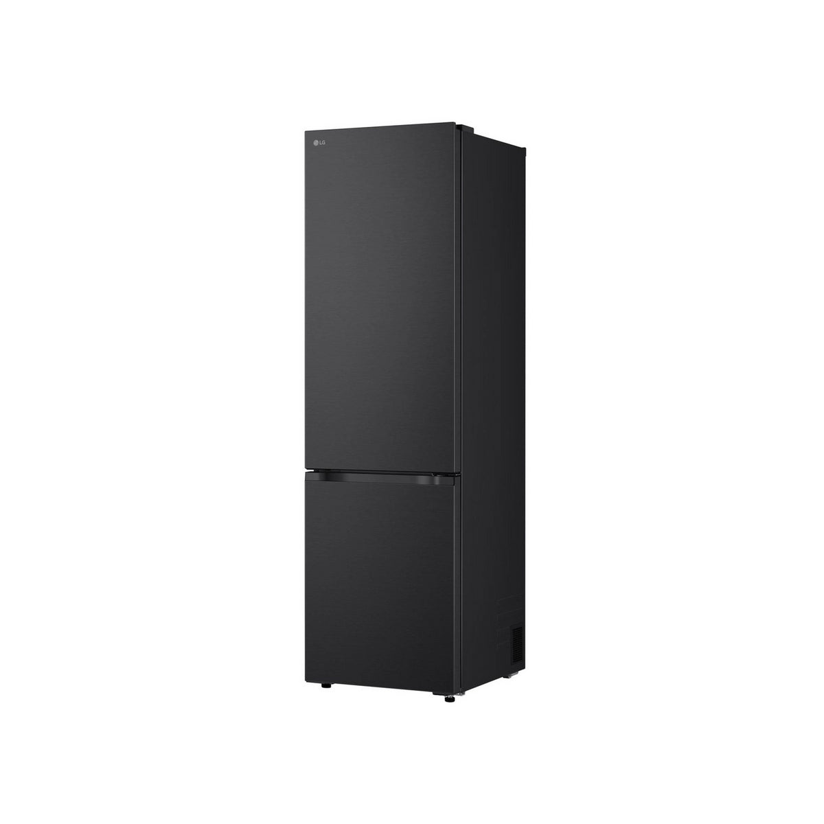 LG GBBS524CEV Freestanding Frost Free Fridge Freezer, 375 Litre, 59.7cm Wide - Essence Black Steel