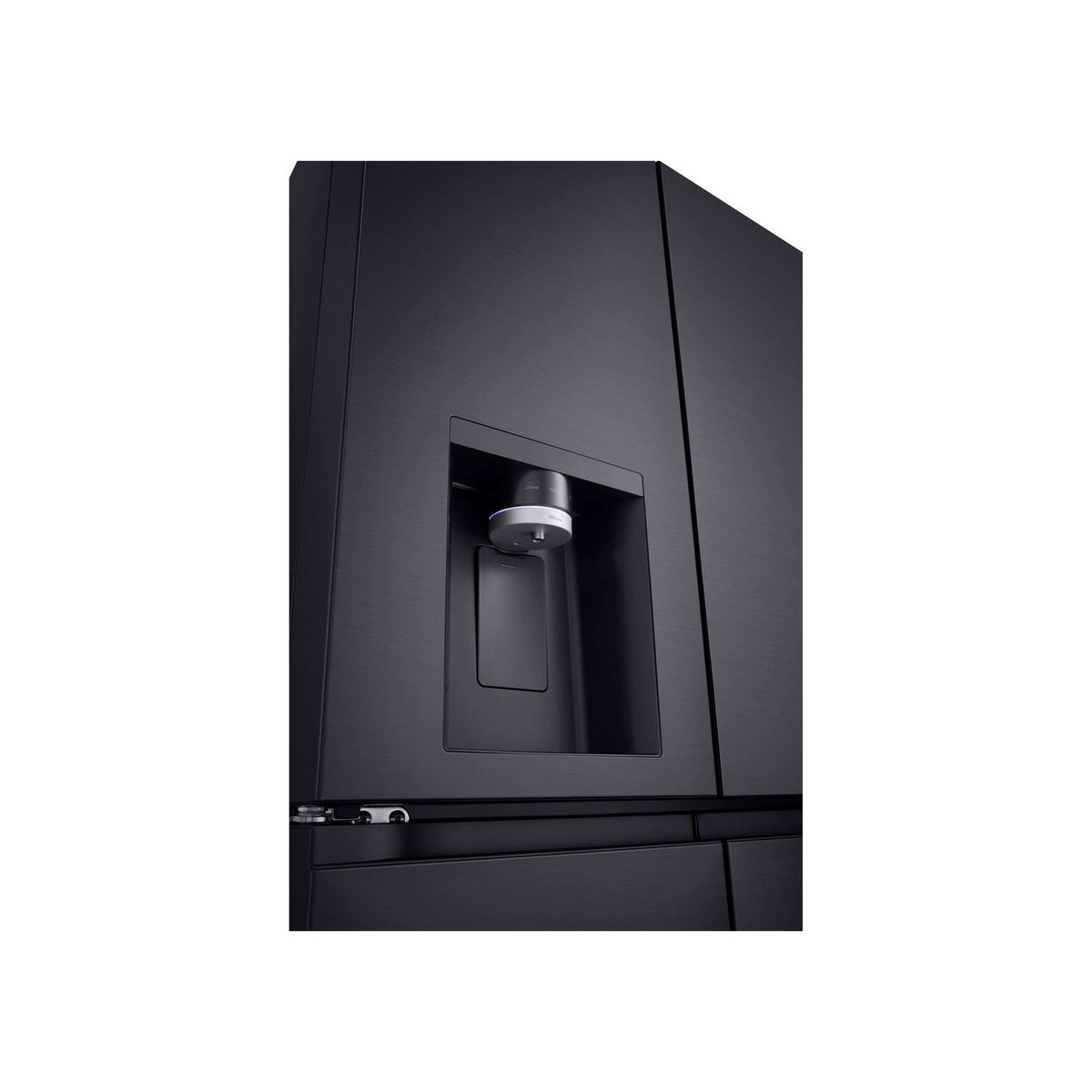 LG GMF960EV4E 50/50 Freestanding Frost Free American Fridge Freezer, 637 Litre, 91.4cm Wide - Essence Black Steel