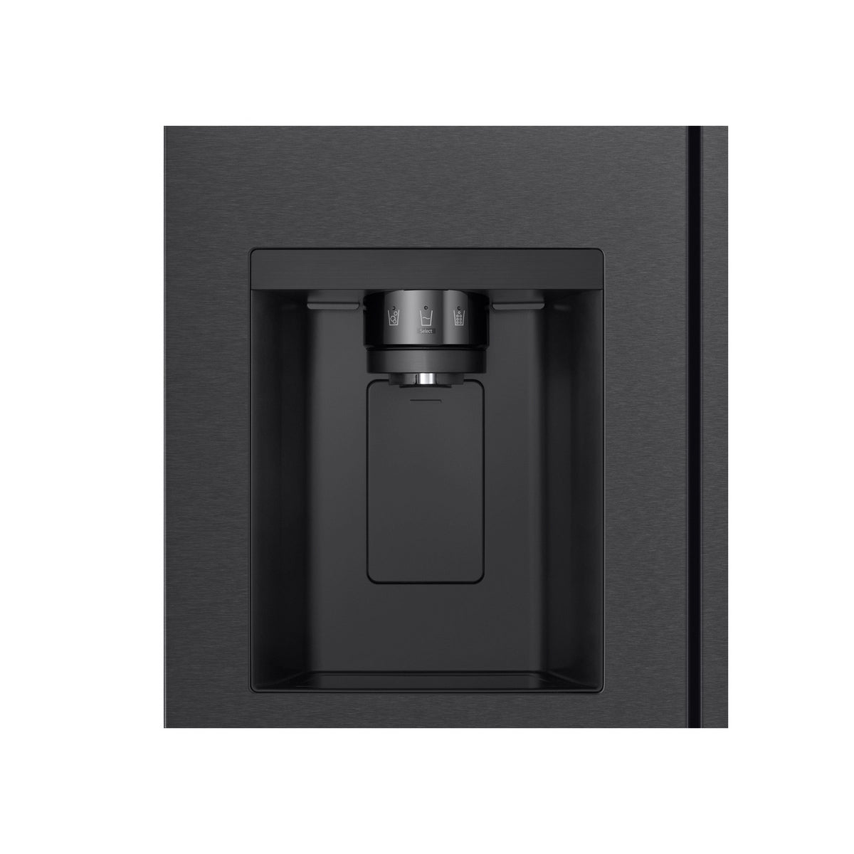 LG GSLC40EPPE 50/50 Freestanding Total No Frost American Fridge Freezer, 638 Litre, 91.3cm Wide - Matte Black
