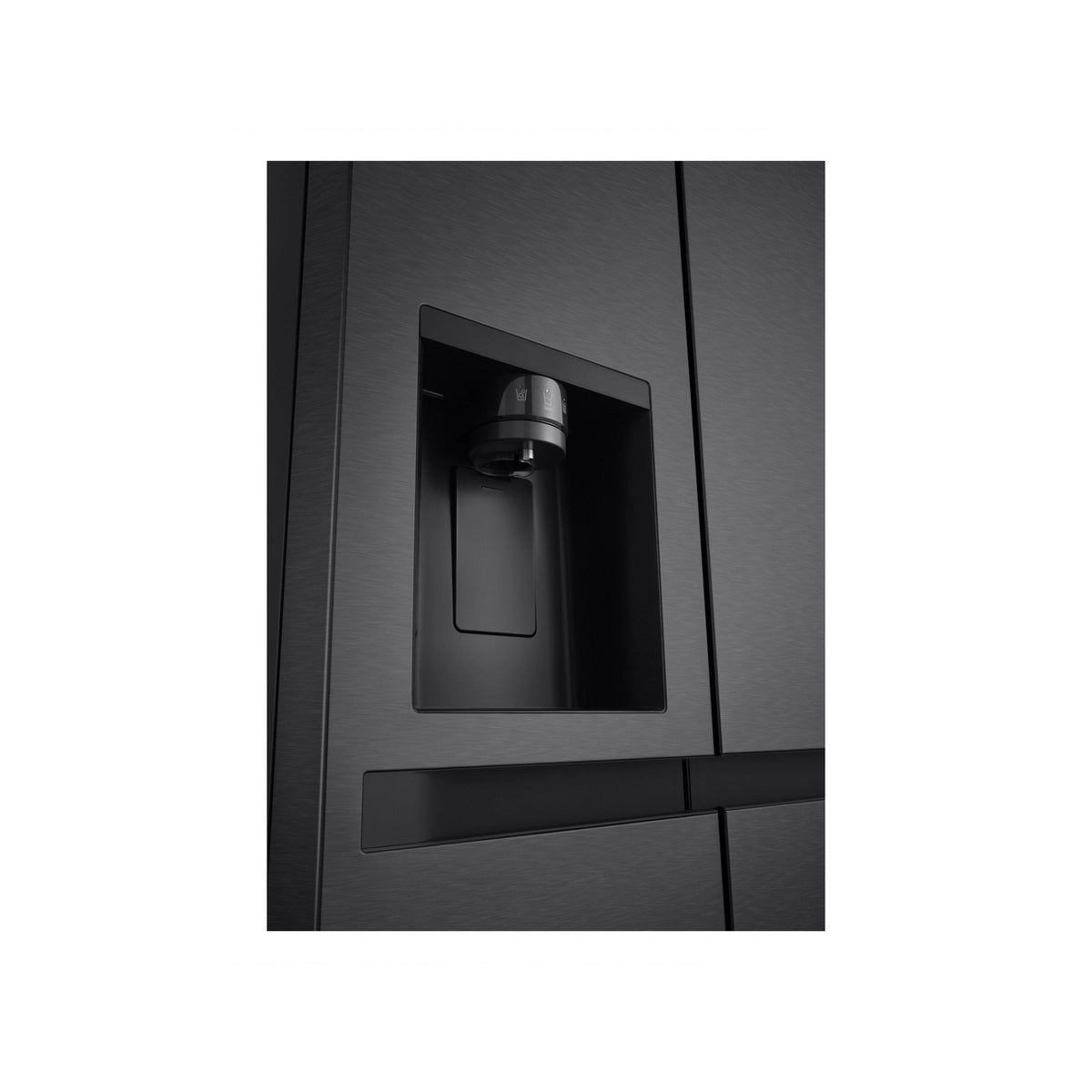 LG GSLC40EPPE 50/50 Freestanding Total No Frost American Fridge Freezer, 638 Litre, 91.3cm Wide - Matte Black