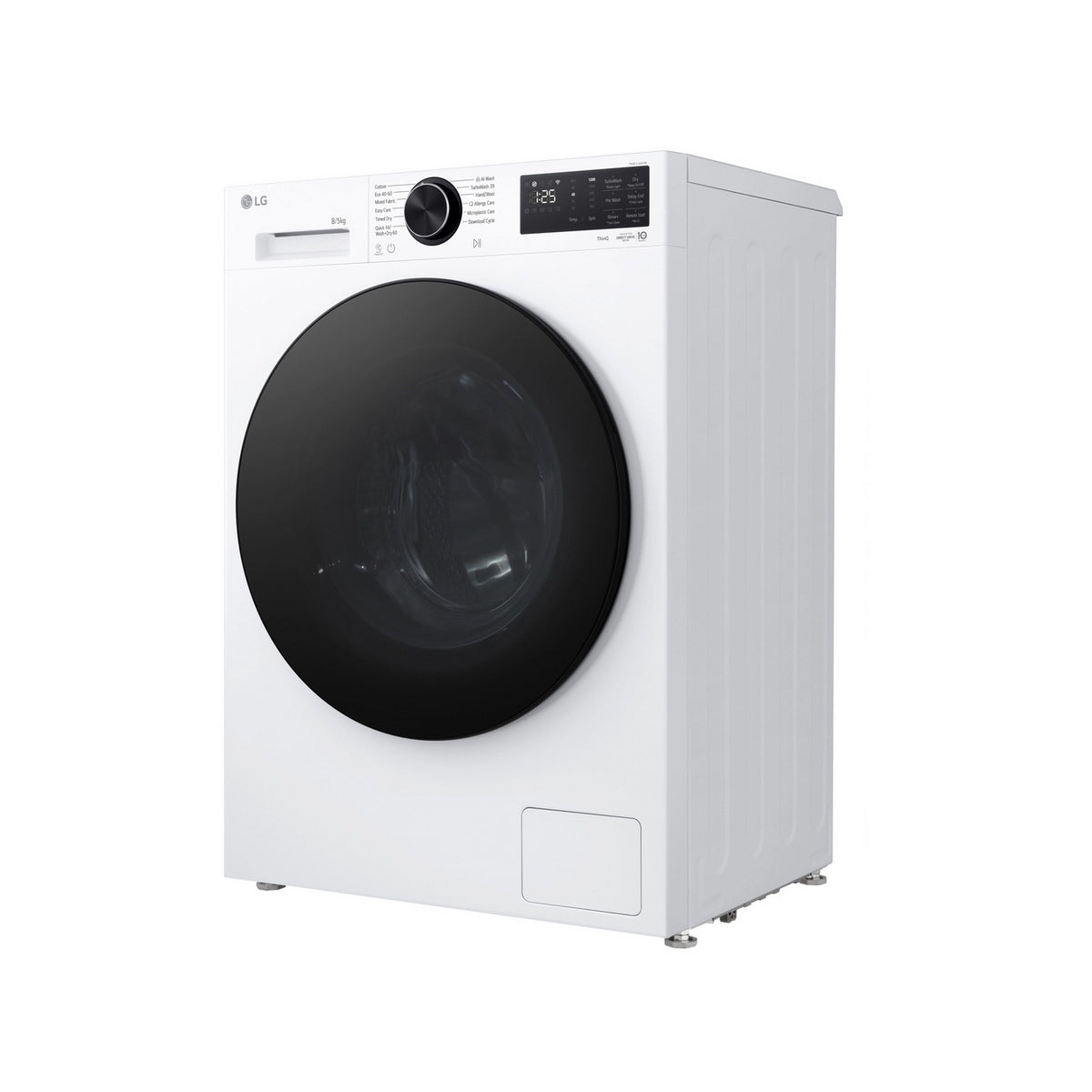 LG W2X5085TLB Series 3 AI Direct Drive 8Kg/5Kg Freestanding Washer Dryer, 60cm Wide - White