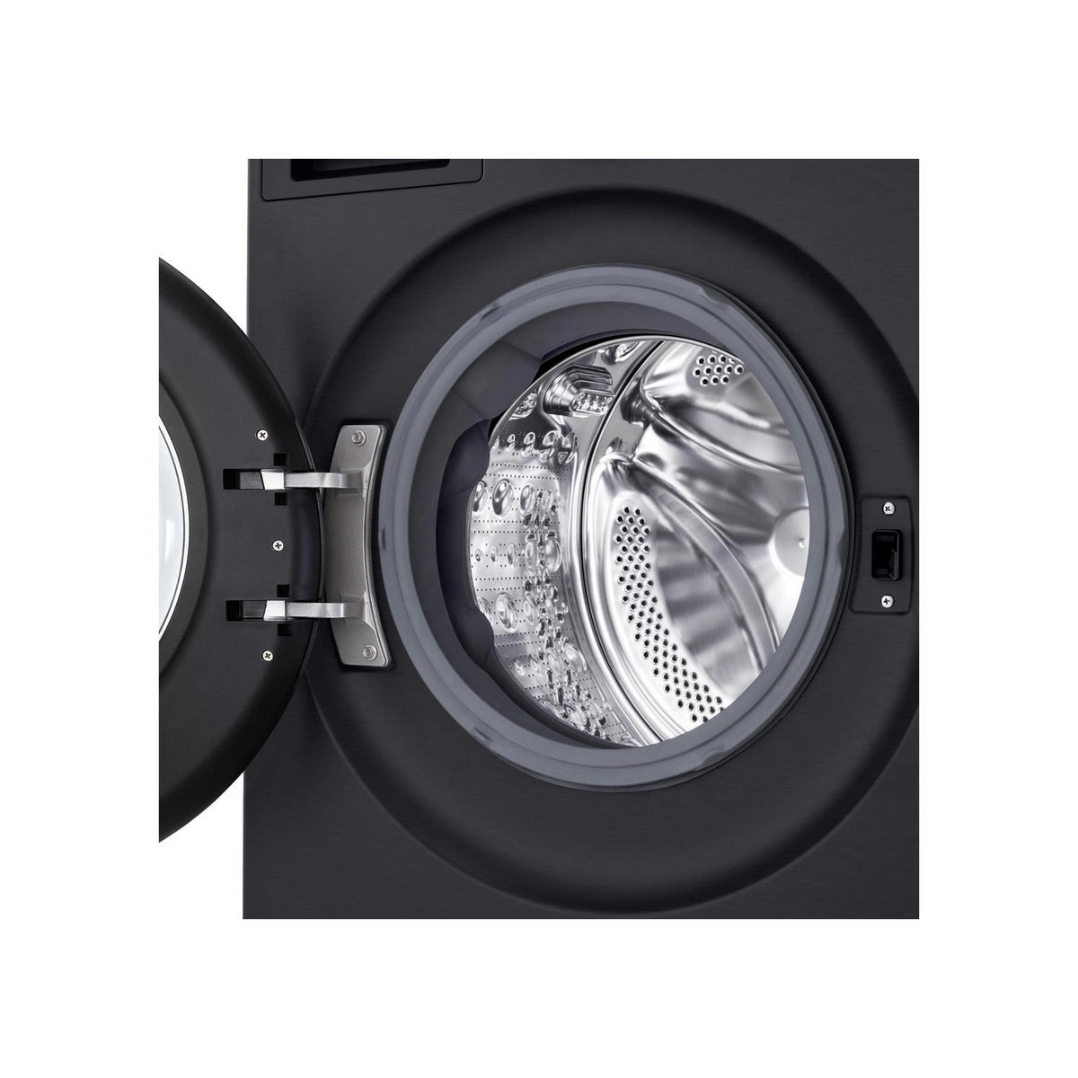 LG WHX9516TBC Series 10 11Kg/6Kg Freestanding Autodose Heat Pump Washer Dryer, AI Direct Drive, 60cm Wide - Black