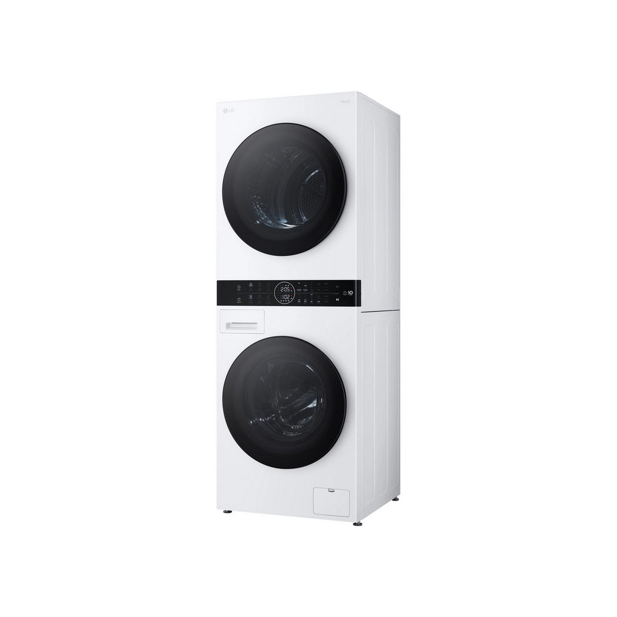 LG WT1210WWF 12kg/10kg Freestanding Washer Dryer Tower, 1400rpm, 60cm Wide - White