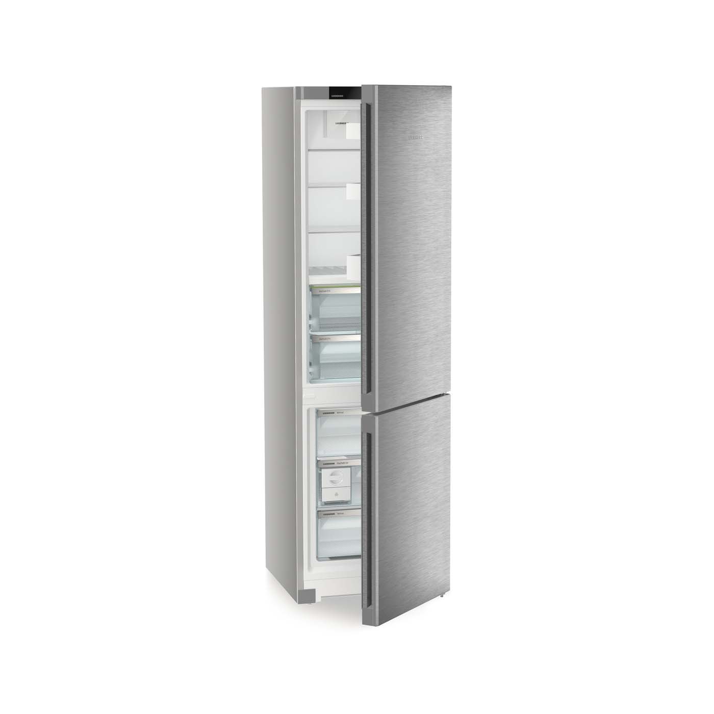 Liebherr CBNsda 572i Plus No Frost Fridge Freezer, 70/30, Steel Door, A Rated