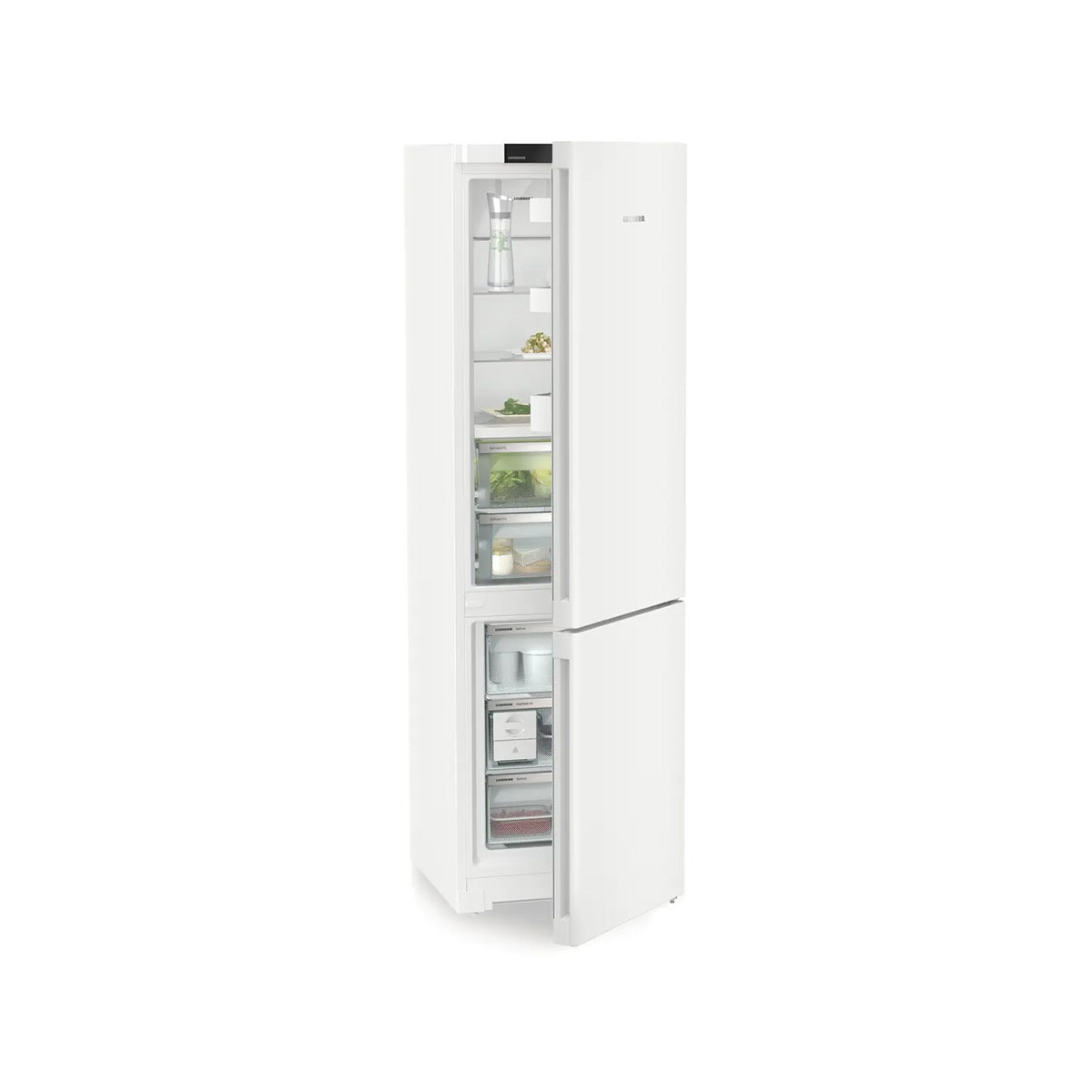 Liebherr CBNa 572i Plus Freestanding Fridge Freezer With BioFresh And NoFrost, 360 Litre, 59.7cm Wide - White