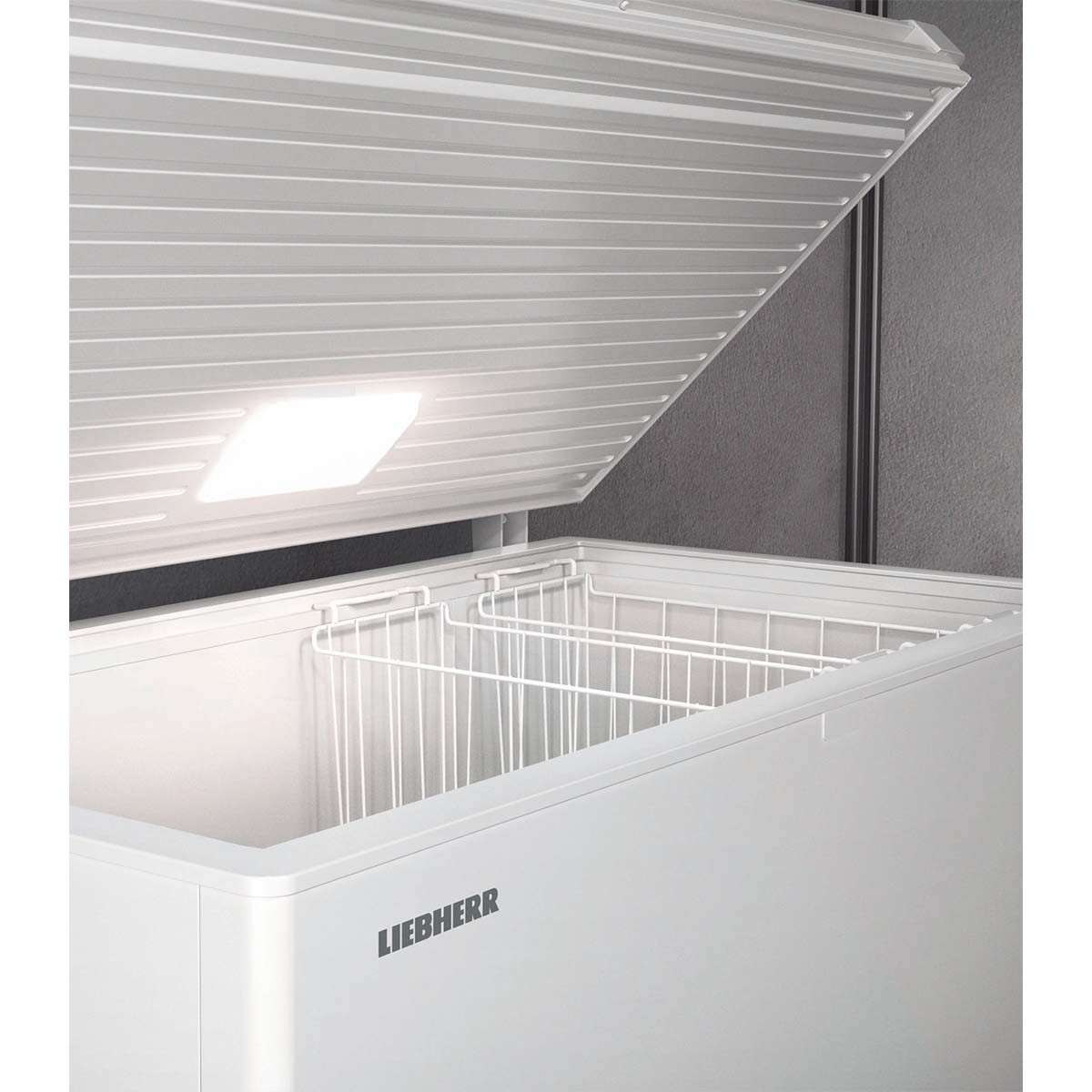 Liebherr CFE2500 Pure 497 Litre Freestanding Chest Freezer, 167cm Wide - White