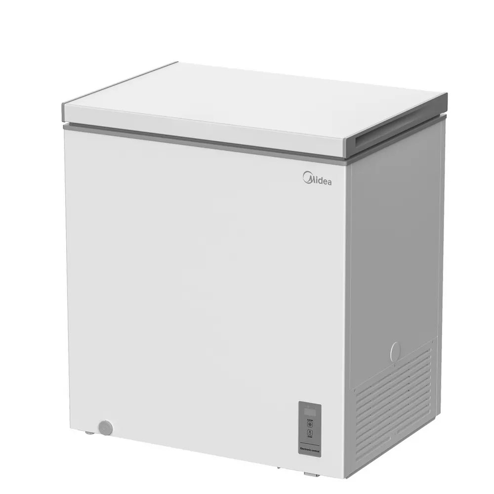 Midea MDRC284FZE01 198 Litre Static Chest Freezer, White