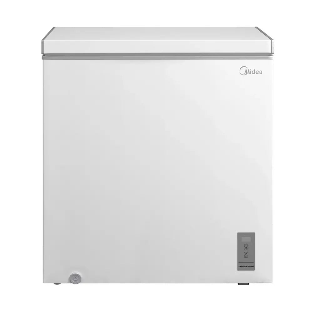 Midea MDRC284FZE01 198 Litre Static Chest Freezer, White