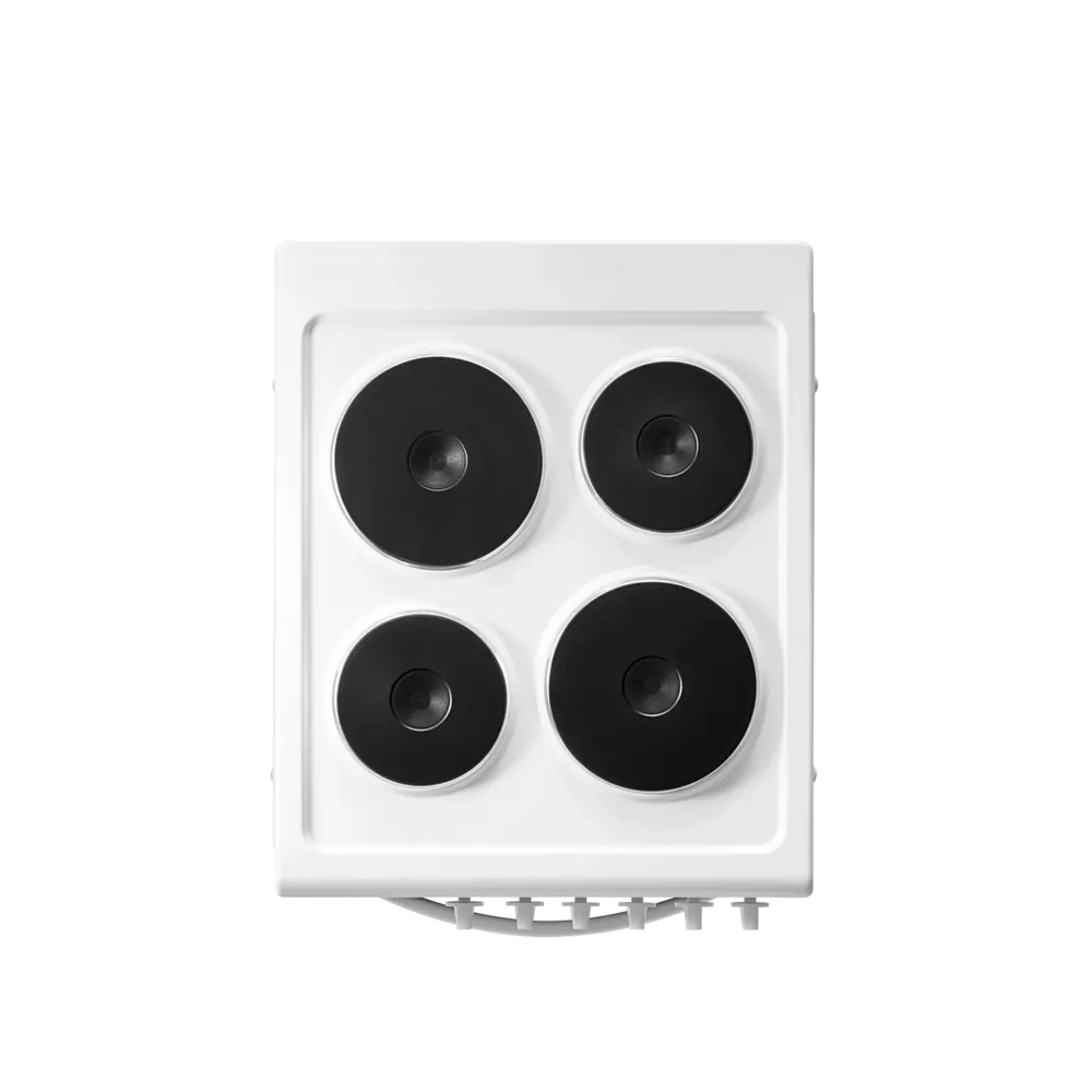 Midea MFO20DME4H109-WH 50cm Single Oven Electric Cooker with Solid Plate Hob, White