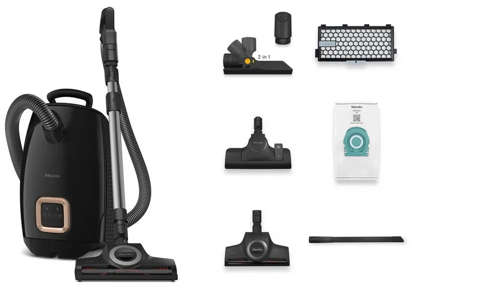 Miele GUARDL1 Cat & Dog Flex Bagged Cylinder Vacuum Cleaner, Obsidian Black