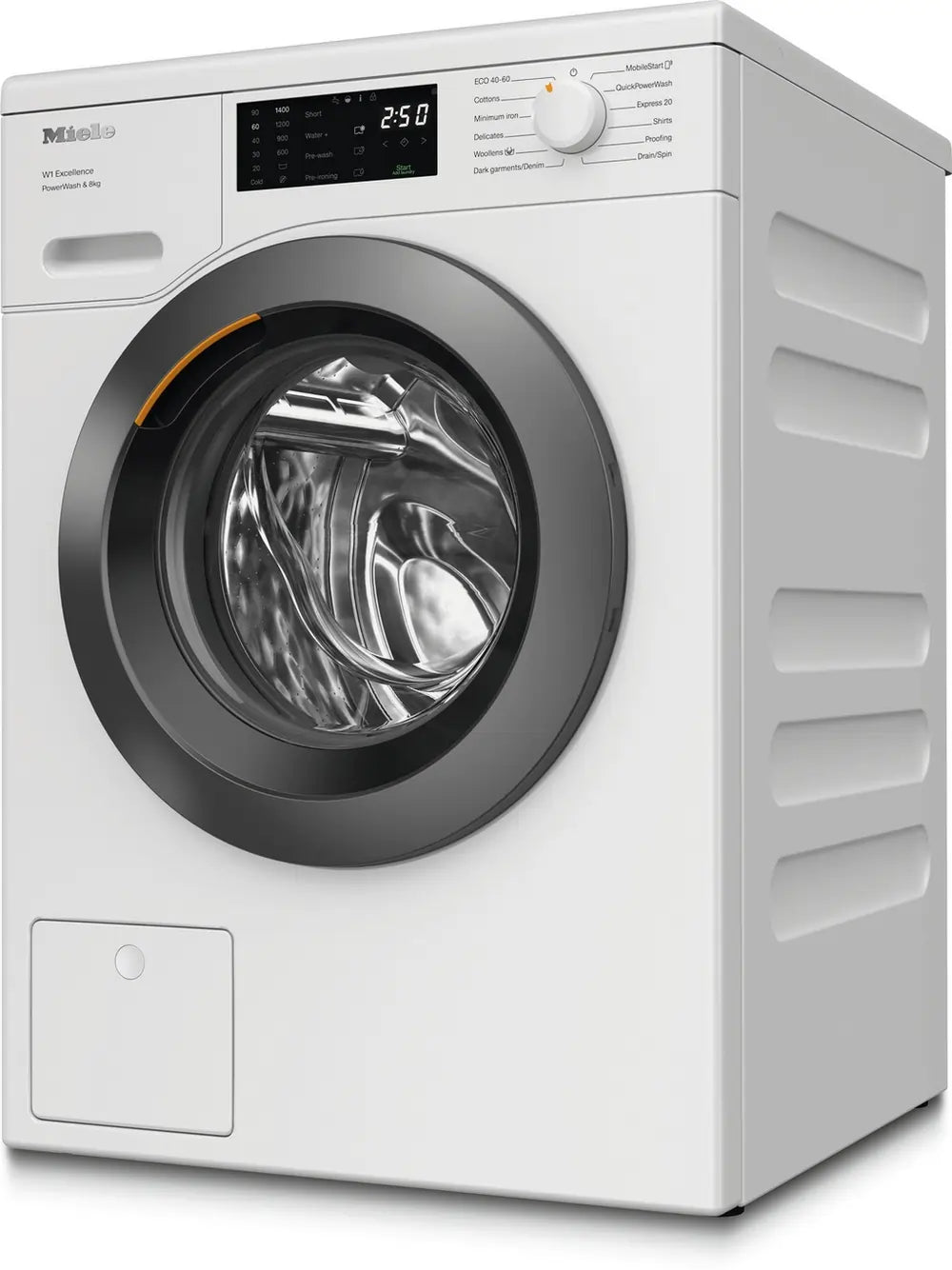 Miele WEB365 WCS 8kg 1400 Spin Washing Machine, Lotus White