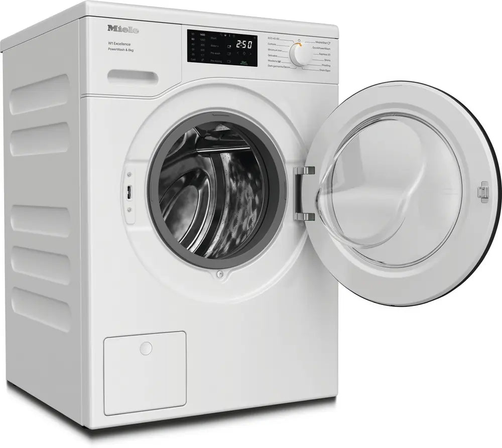 Miele WEB365 WCS 8kg 1400 Spin Washing Machine, Lotus White