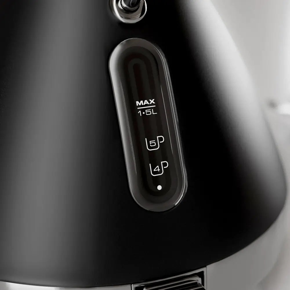 Morphy Richards Venture 100131 3kW 1.5 Litre Pyramid Rapid Boil Cordless Kettle, Black