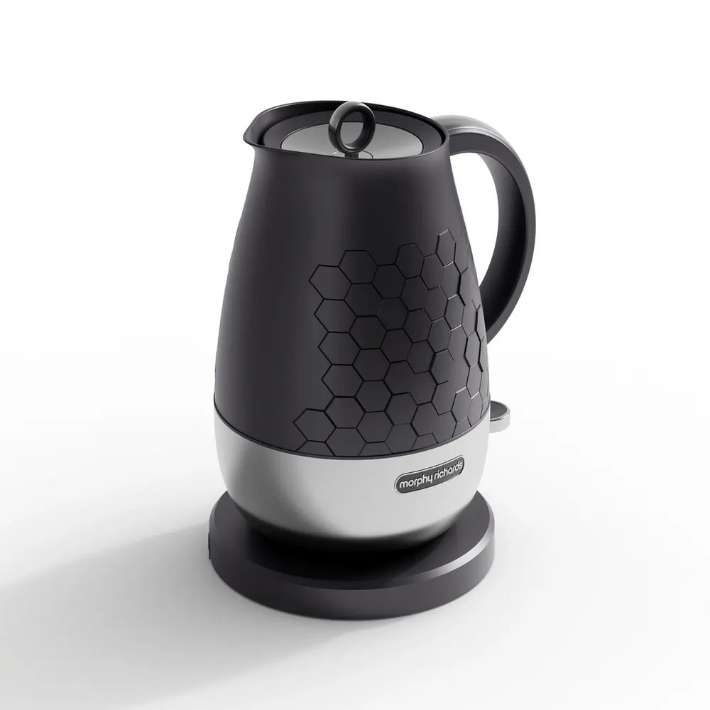 Morphy Richards 103020 Cassini 1.7 Litre Cordless Electric Kettle, Moonless Night Black