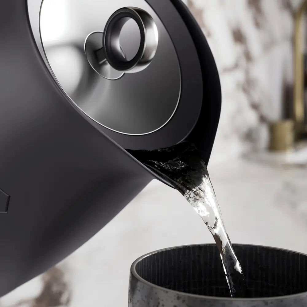 Morphy Richards 103020 Cassini 1.7 Litre Cordless Electric Kettle, Moonless Night Black