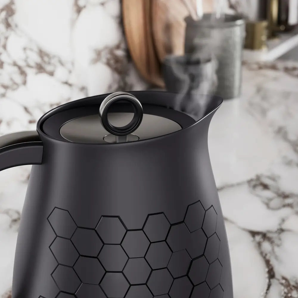 Morphy Richards 103020 Cassini 1.7 Litre Cordless Electric Kettle, Moonless Night Black