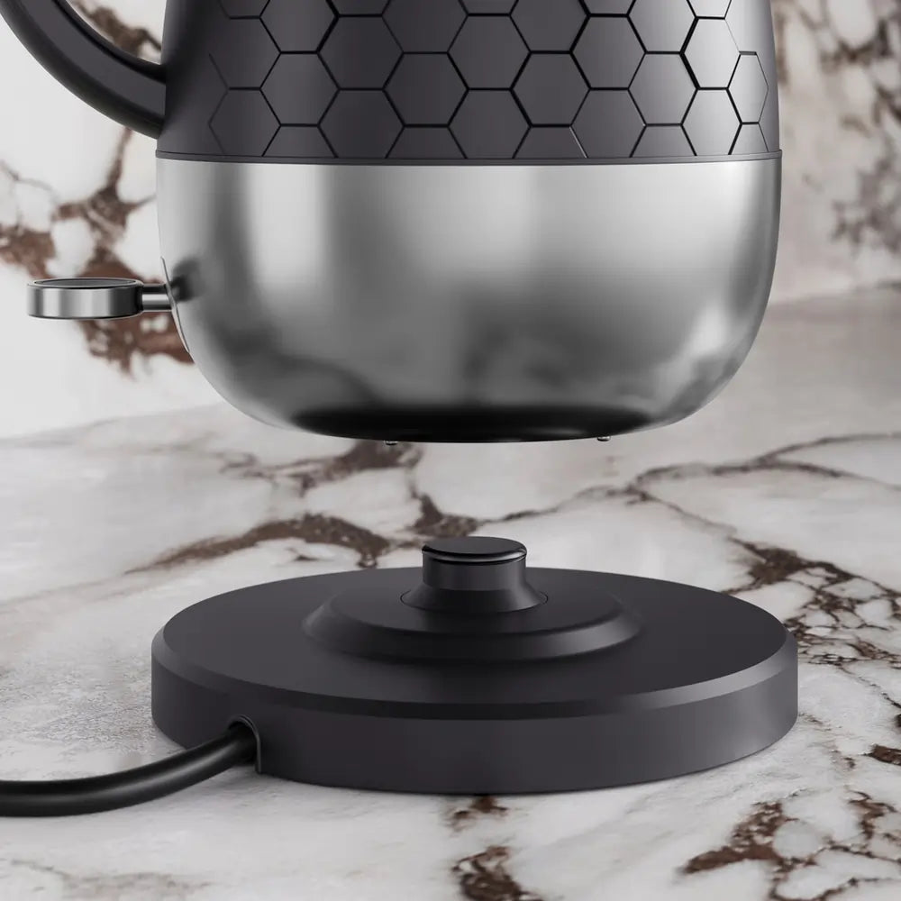 Morphy Richards 103020 Cassini 1.7 Litre Cordless Electric Kettle, Moonless Night Black