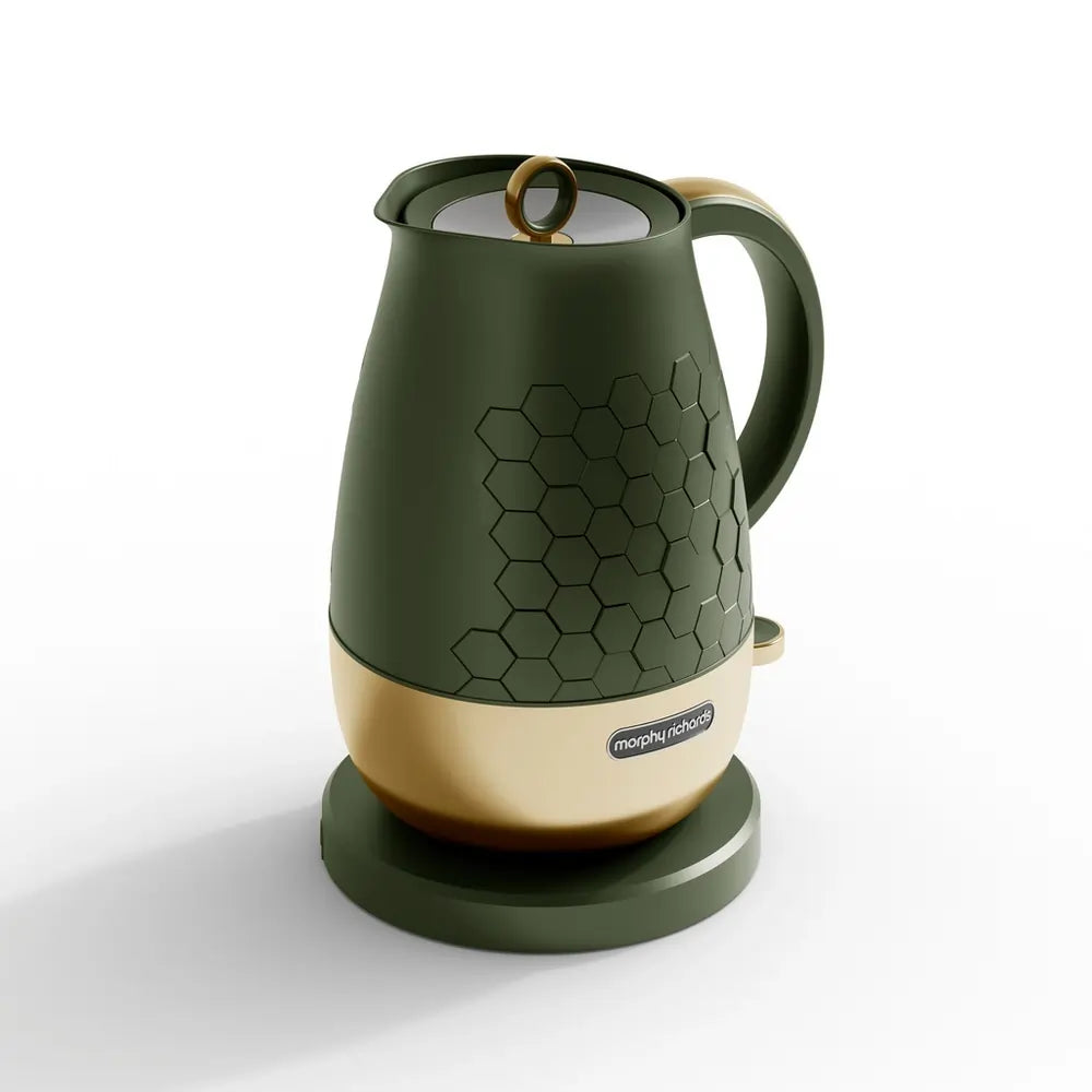 Morphy Richards 103022 Cassini 1.7 Litre Cordless Electric Kettle, Olivine Green