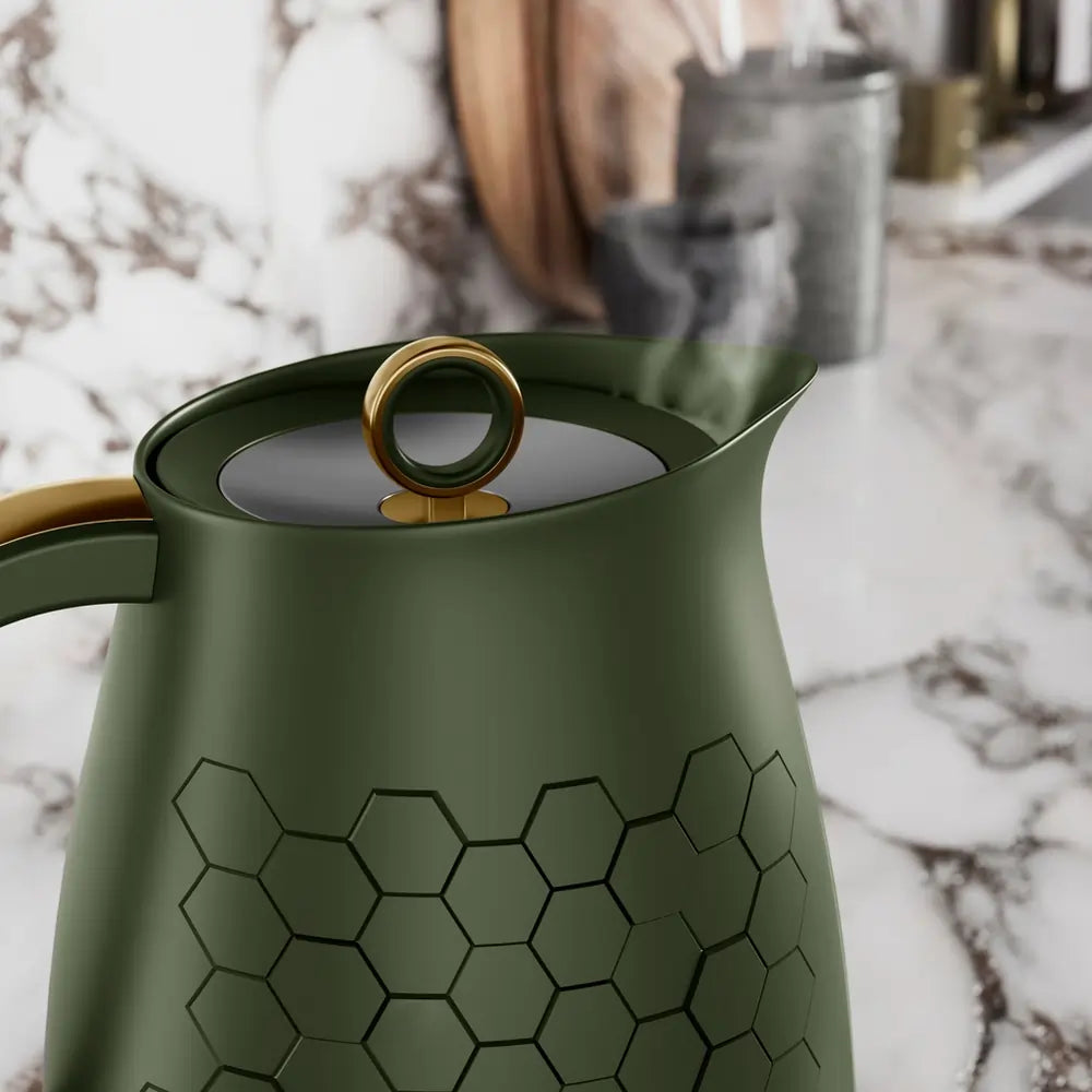 Morphy Richards 103022 Cassini 1.7 Litre Cordless Electric Kettle, Olivine Green