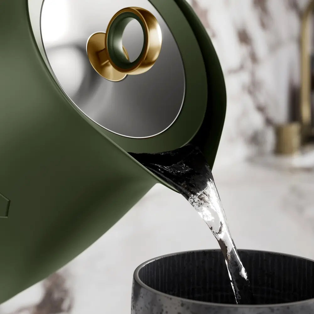 Morphy Richards 103022 Cassini 1.7 Litre Cordless Electric Kettle, Olivine Green