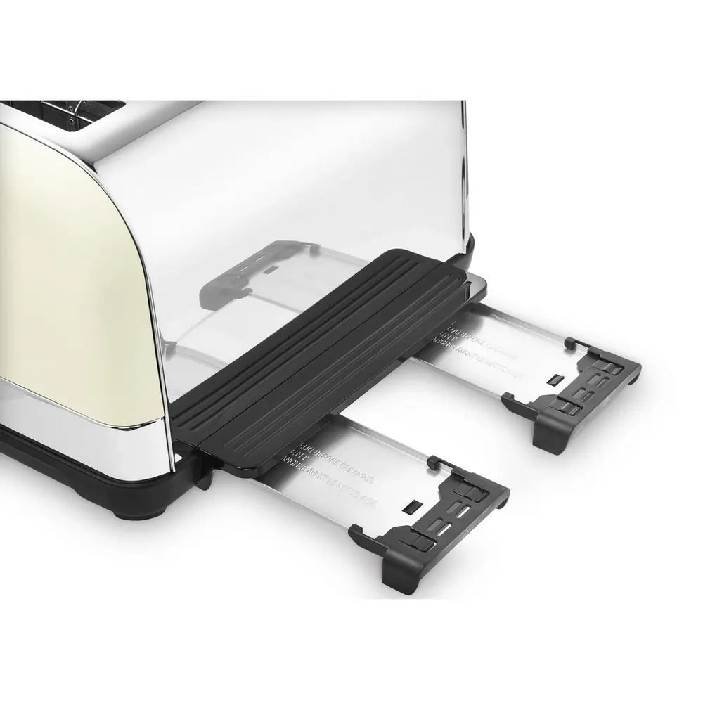 Morphy Richards Venture 240132 4-Slice Toaster, Cream