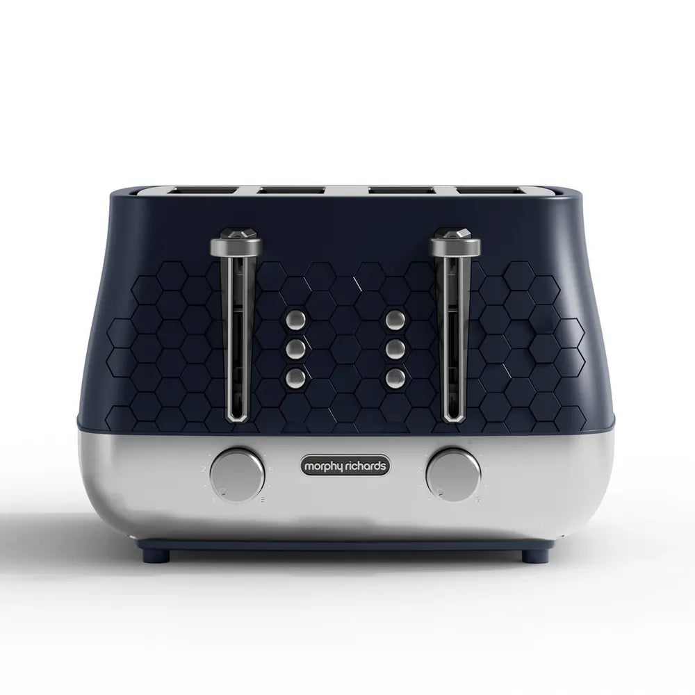 Morphy Richards 243021 Cassini 4-Slice Toaster, Outer Space Blue