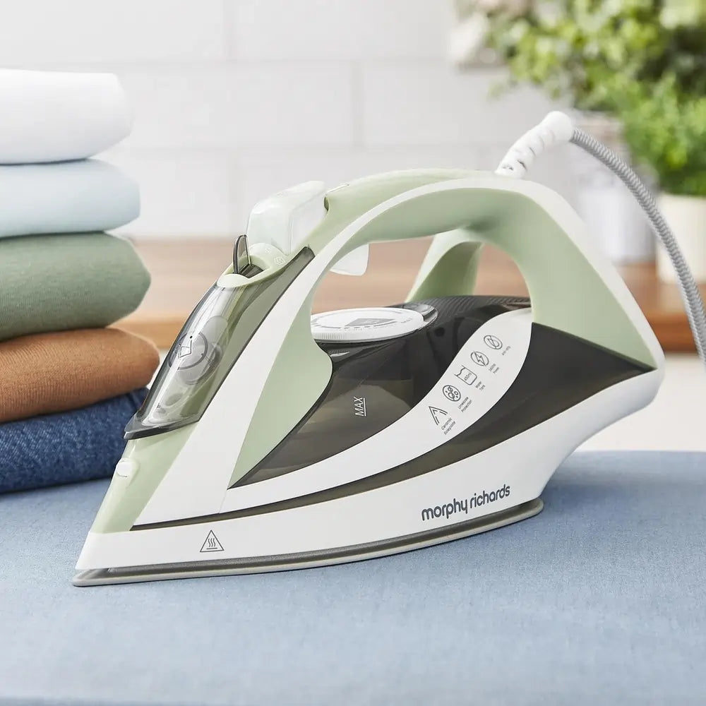 Morphy Richards 302010 Steam Flow 2400W Turbo Steam Iron, Green