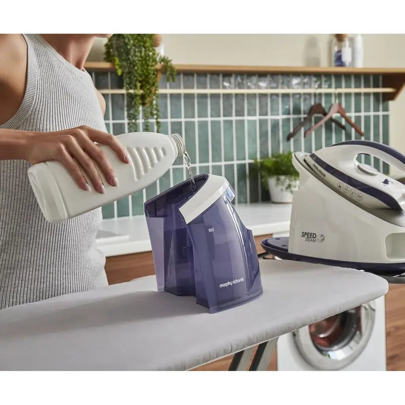 Morphy Richards 333202 Speed Steam 3000W Steam Generator Iron, Purple
