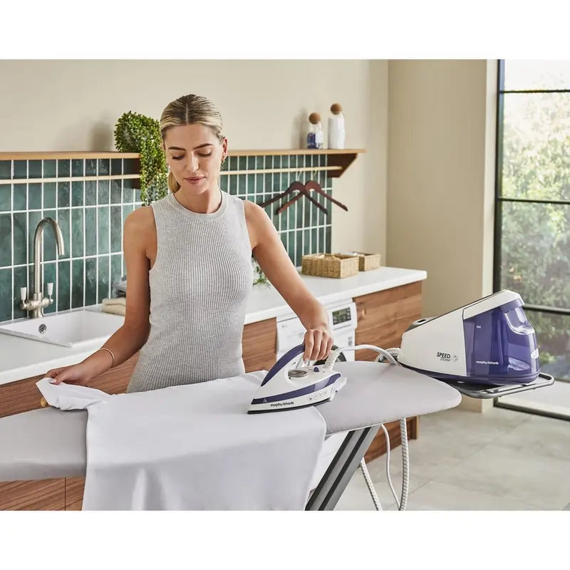 Morphy Richards 333202 Speed Steam 3000W Steam Generator Iron, Purple