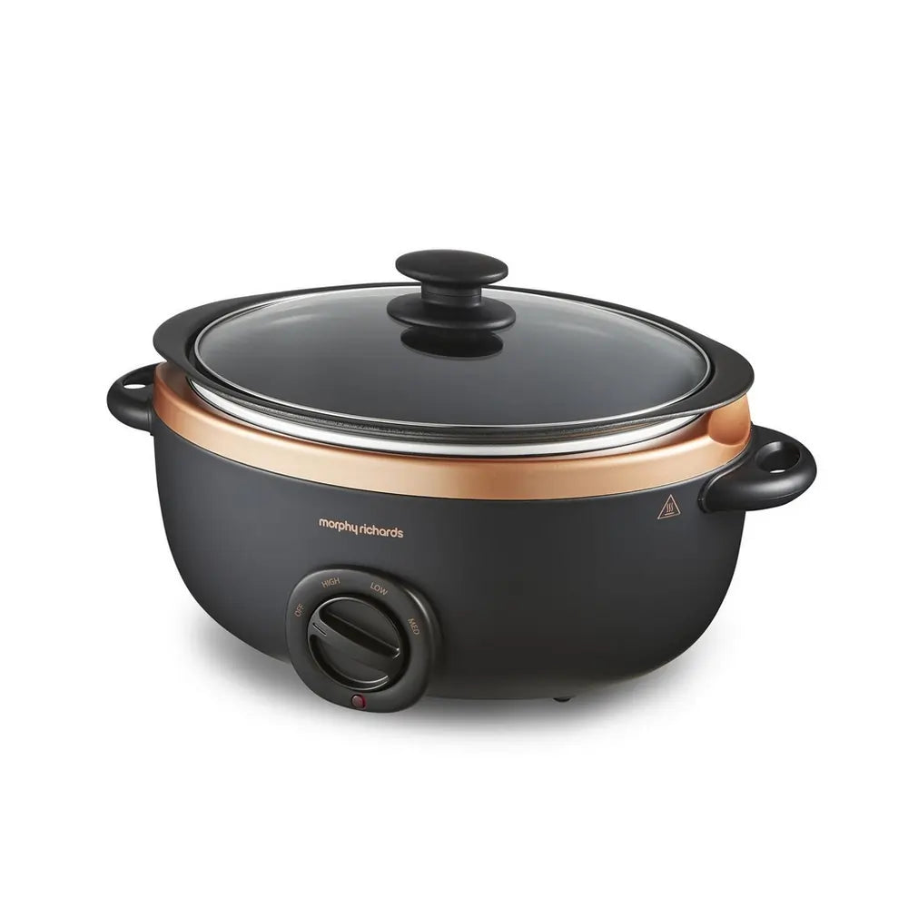 Morphy Richards 461016 6.5 Litre Sear and Stew Slow Cooker, Rose Gold