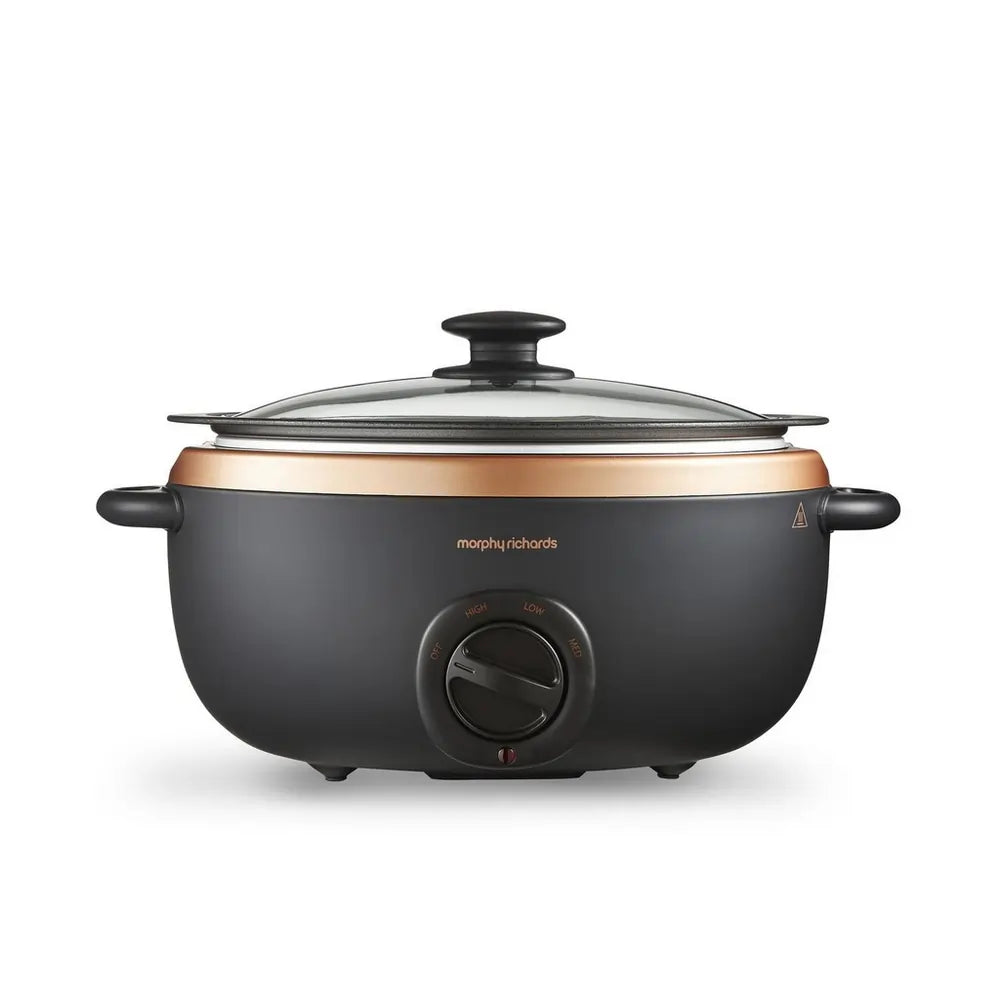 Morphy Richards 461016 6.5 Litre Sear and Stew Slow Cooker, Rose Gold