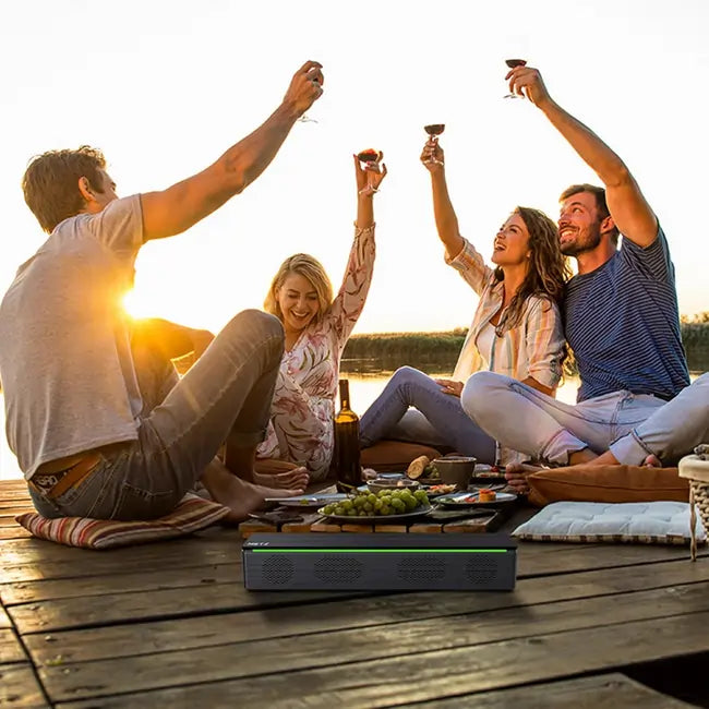 METZ MEBS60 Wireless Portable Bluetooth Speaker, Black