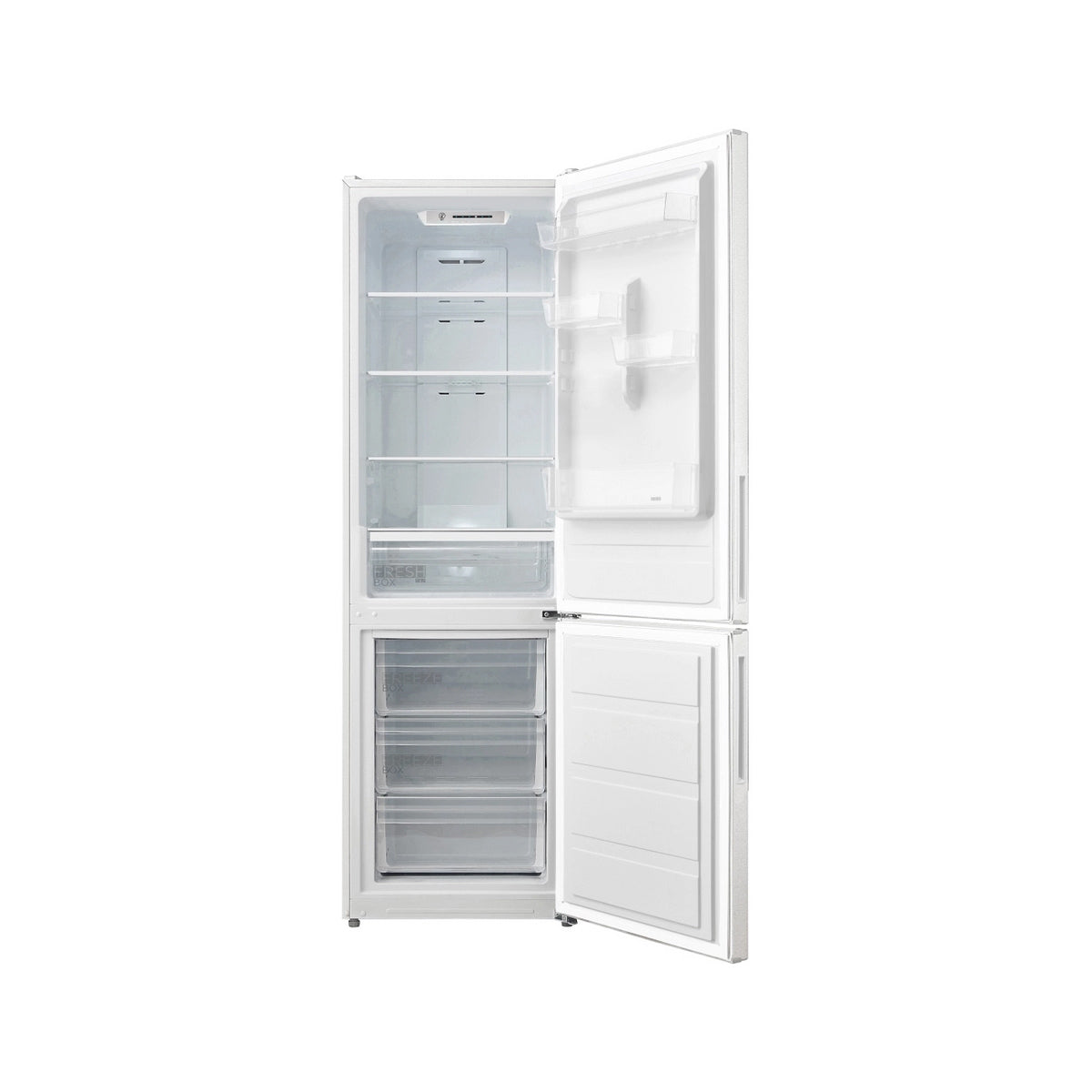 Midea MDRB424FGC01I 70/30 Freestanding Total No Frost Fridge Freezer, 173 Litre, 59.5cm Wide - White