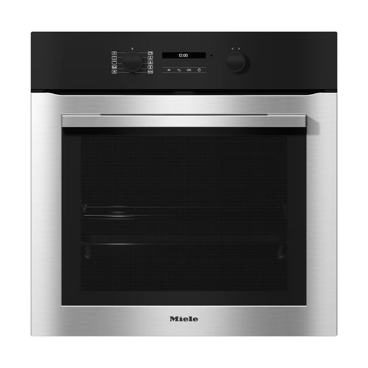 Miele H2761BP Built-In Oven With Pyrolytic Cleaning & Miele@home, 76 Litre, 59.5cm Wide - Stainless Steel/CleanSteel