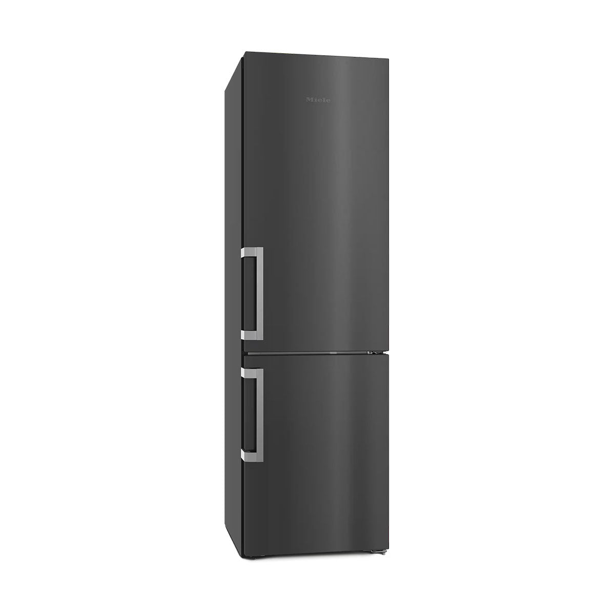 Miele KFN4795 AD Freestanding Fridge Freezer, DailyFresh, NoFrost, DynaCool, 371 Litre, 59.7cm Wide - BlackSteel Door