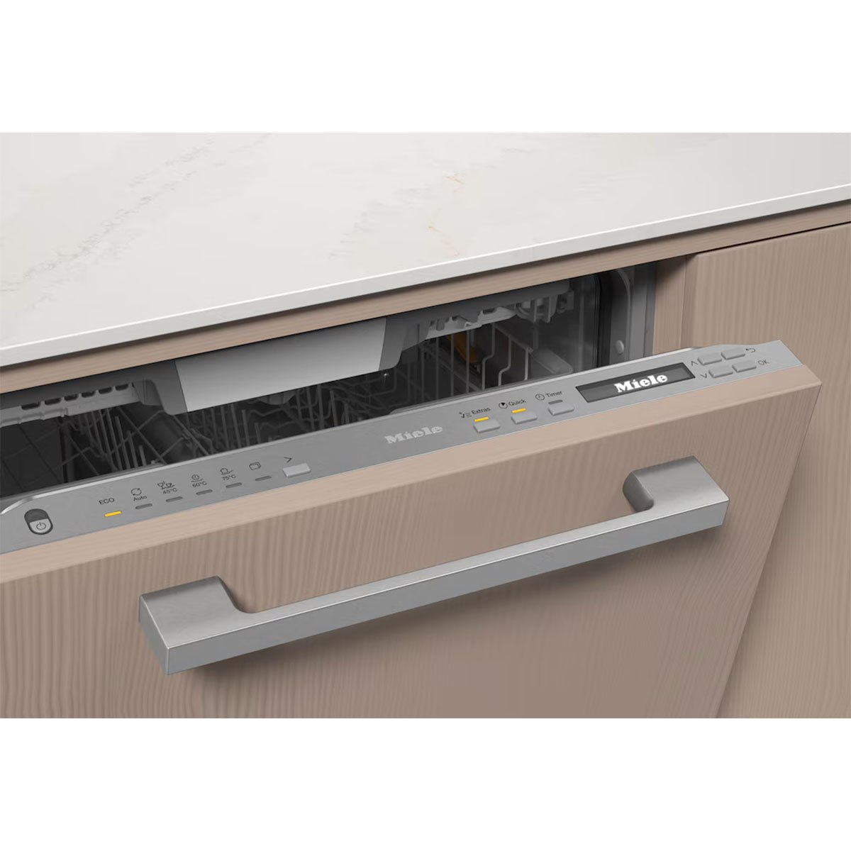 Miele G 7380 SCVI FF Gold Fully-Integrated Dishwasher, FrontFit, 14 Place Settings, 59.8cm Wide - Stainless Steel