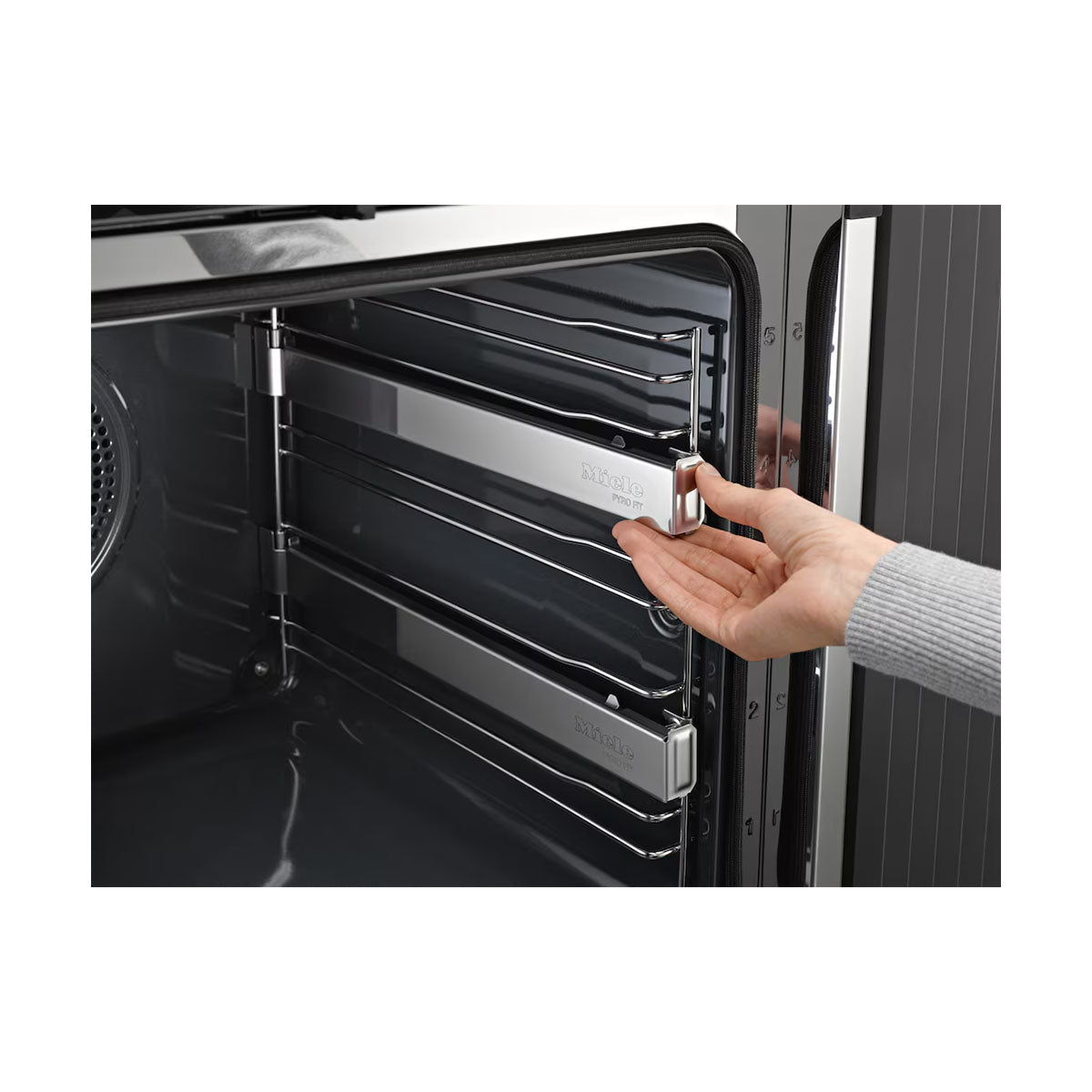 Miele H7364BP Built-In Oven, 76 Litre, DirectSensor, Moisture Plus, 59.5cm Wide - Stainless Steel/CleanSteel