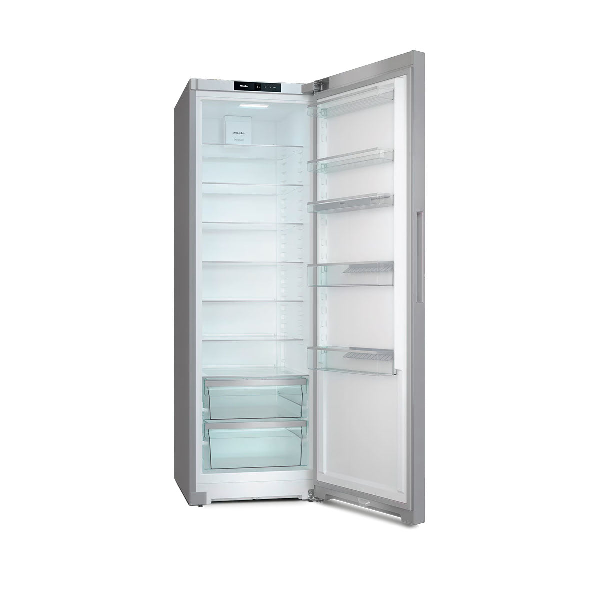 Miele KS4383DD-CLST Freestanding Refrigerator, 399 Litre, DailyFresh, DynaCool, 59.7cm Wide - Stainless Look/Silver