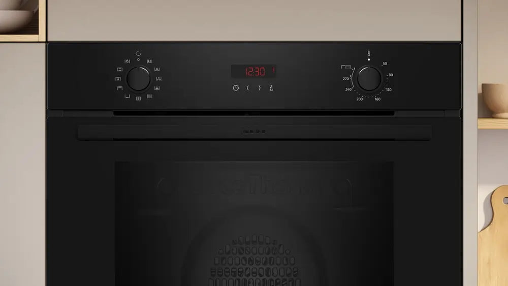 Neff B2DCG7AK3B 59.4cm Built-in Electric Single Oven, Black
