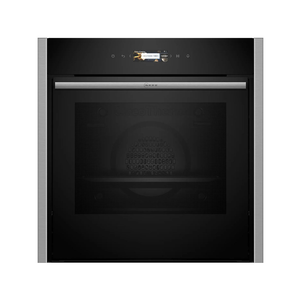 NEFF B54CR31N0B N 70 Built-In Oven, 71 Litre, TFT Touch Display, CircoTherm, 59.6cm Wide - Stainless Steel