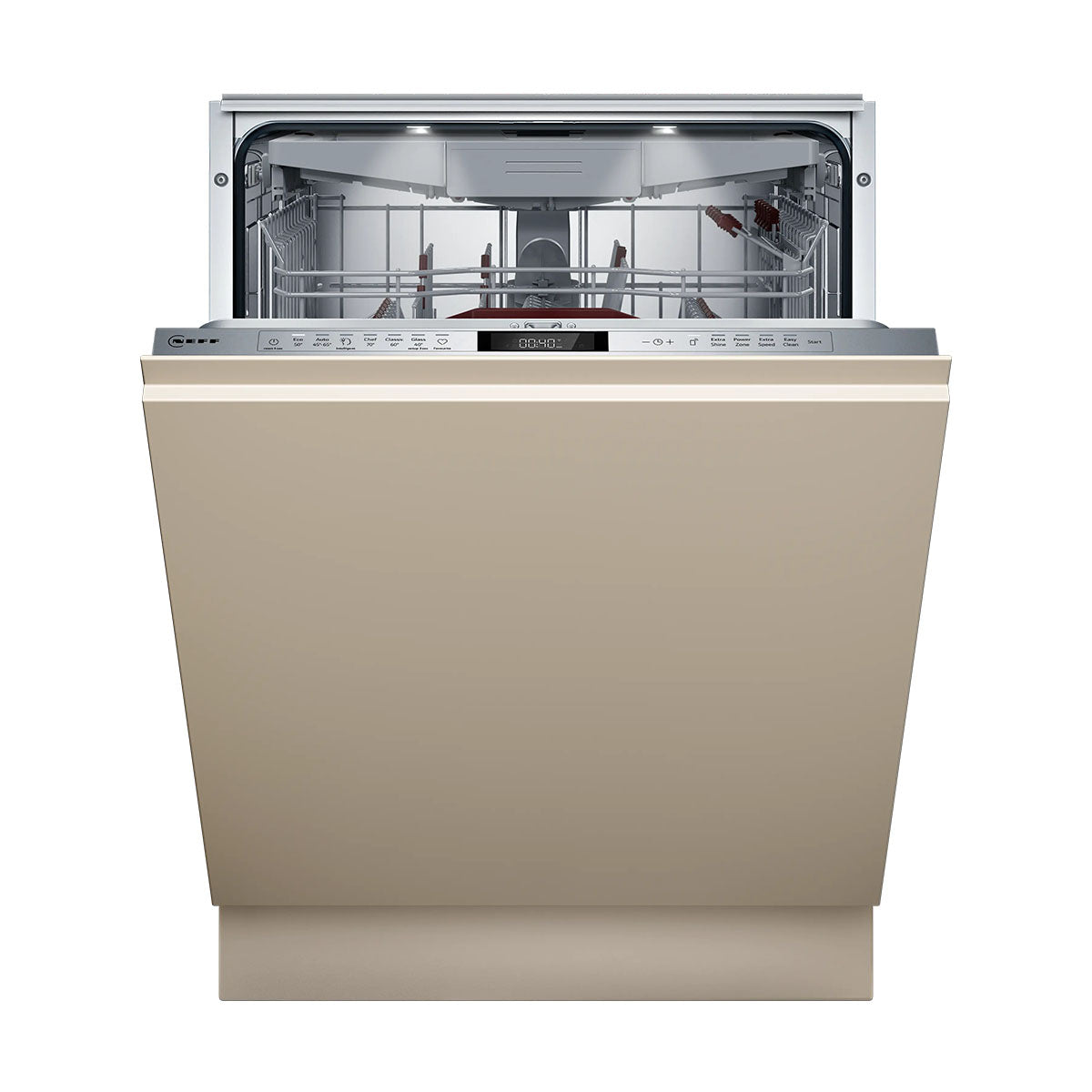 NEFF S197YCX05G N 70 Fully-Integrated Dishwasher, 14 Place Settings, 59.8cm Wide - Variable Hinge