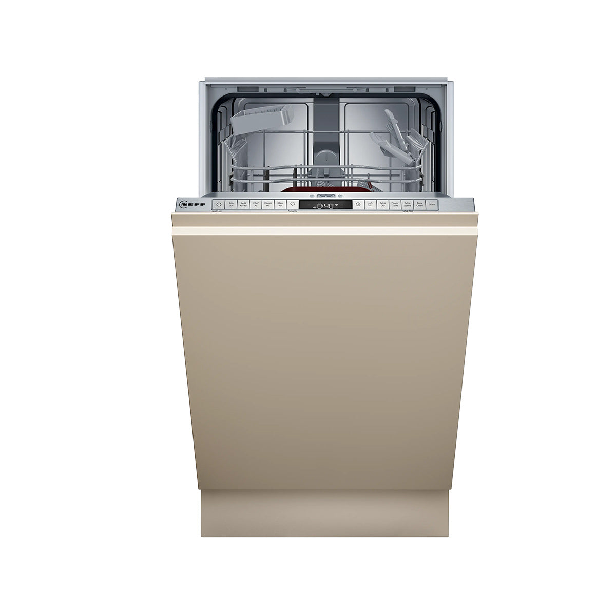 NEFF S875HKX21G N 50 Fully-Integrated Dishwasher, 10 Place Settings, 44.8cm Wide - Variable Hinge