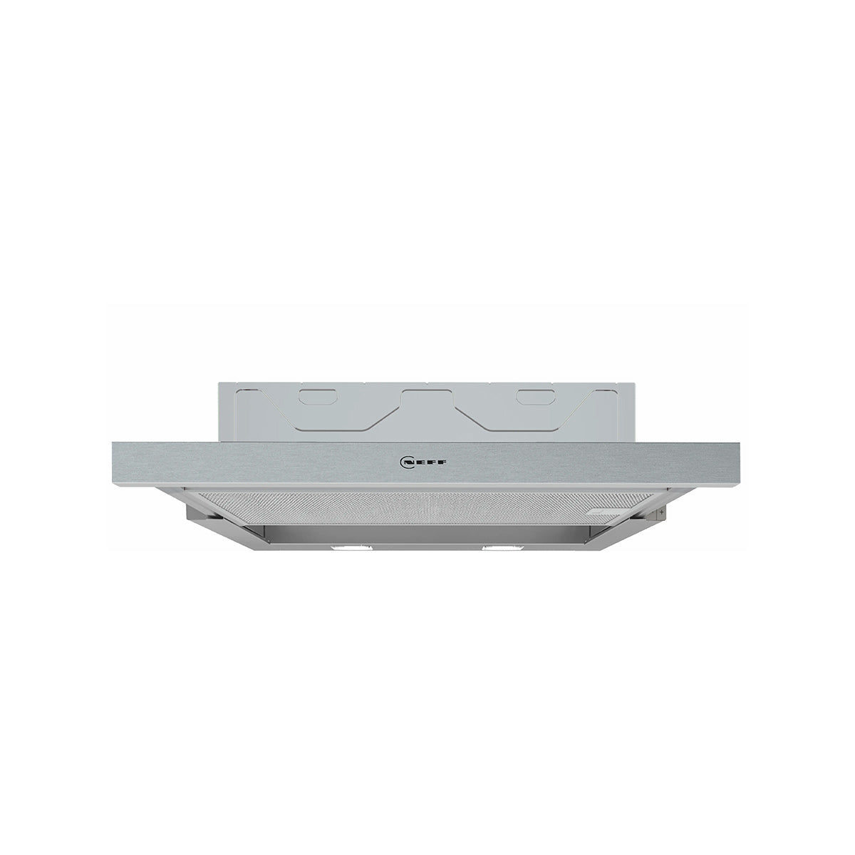NEFF D46ED22N1B N 50 Telescopic Cooker Hood, 3 Speeds + Intensive Setting, 59.8cm Wide - Silver Metallic