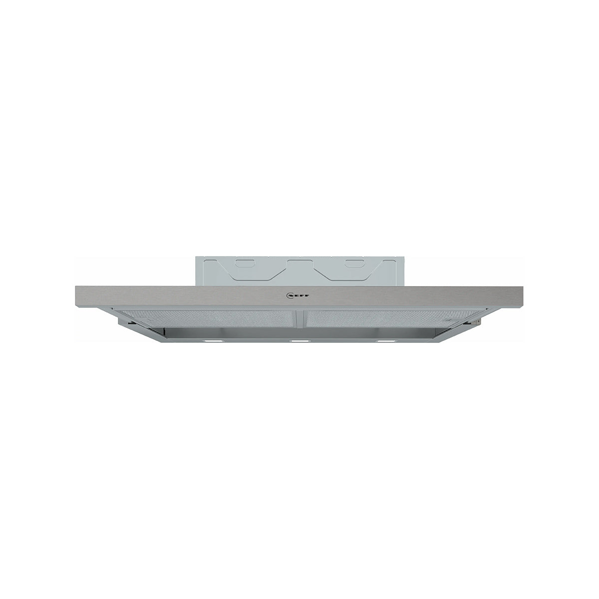 NEFF D49ED22N1B N 50 Telescopic Cooker Hood, 3 Speeds + Intensive Setting, 89.8cm Wide - Silver Metallic