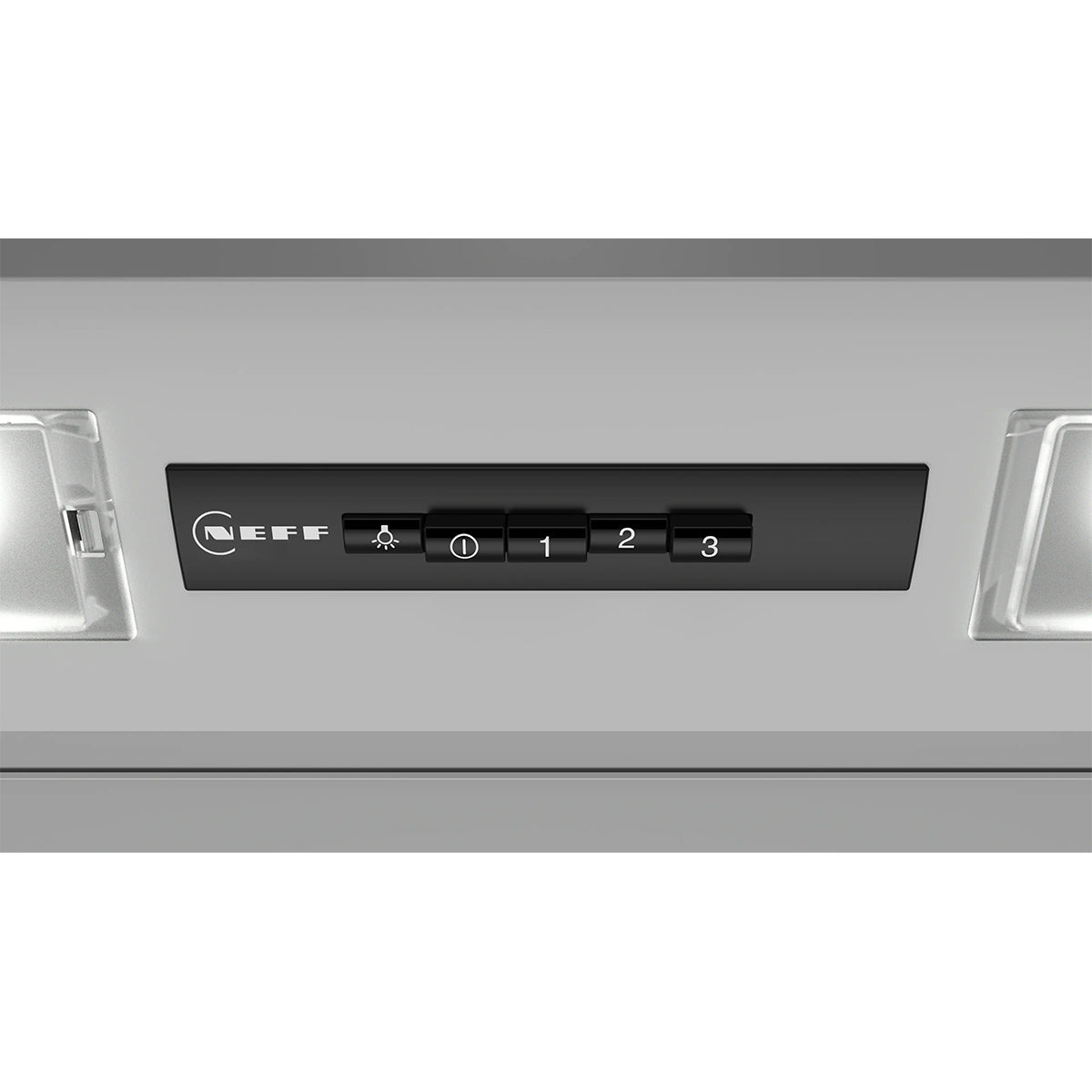 NEFF D64MAC1X0B N 30 Integrated Cooker Hood, 3 Speed Settings, 60cm Wide - Silver