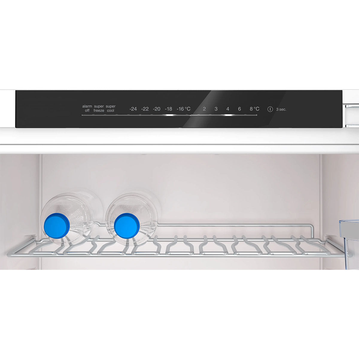 NEFF KI7962FD0G N 50 Built-in Fridge-Freezer, 215/75 Litre, Fresh Safe, No Frost, 55.8cm Width - Flat Hinge