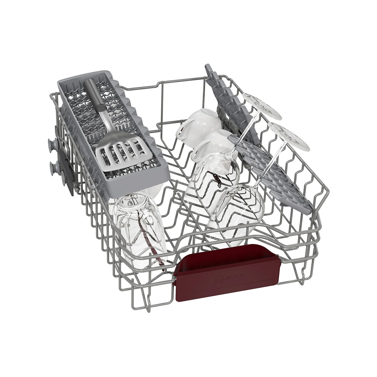 NEFF S875HKX21G N 50 Fully-Integrated Dishwasher, 10 Place Settings, 44.8cm Wide - Variable Hinge