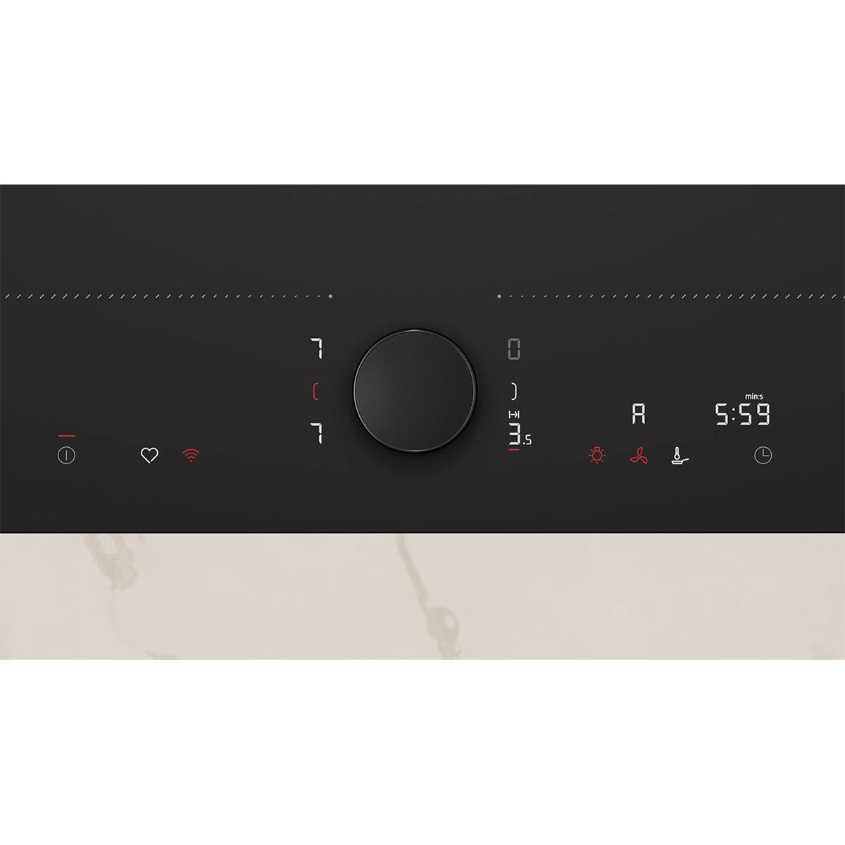 NEFF T66NUX4A0 N 90 Induction Hob, 4 Zones, Frameless, 59.2cm Wide - Matt Black
